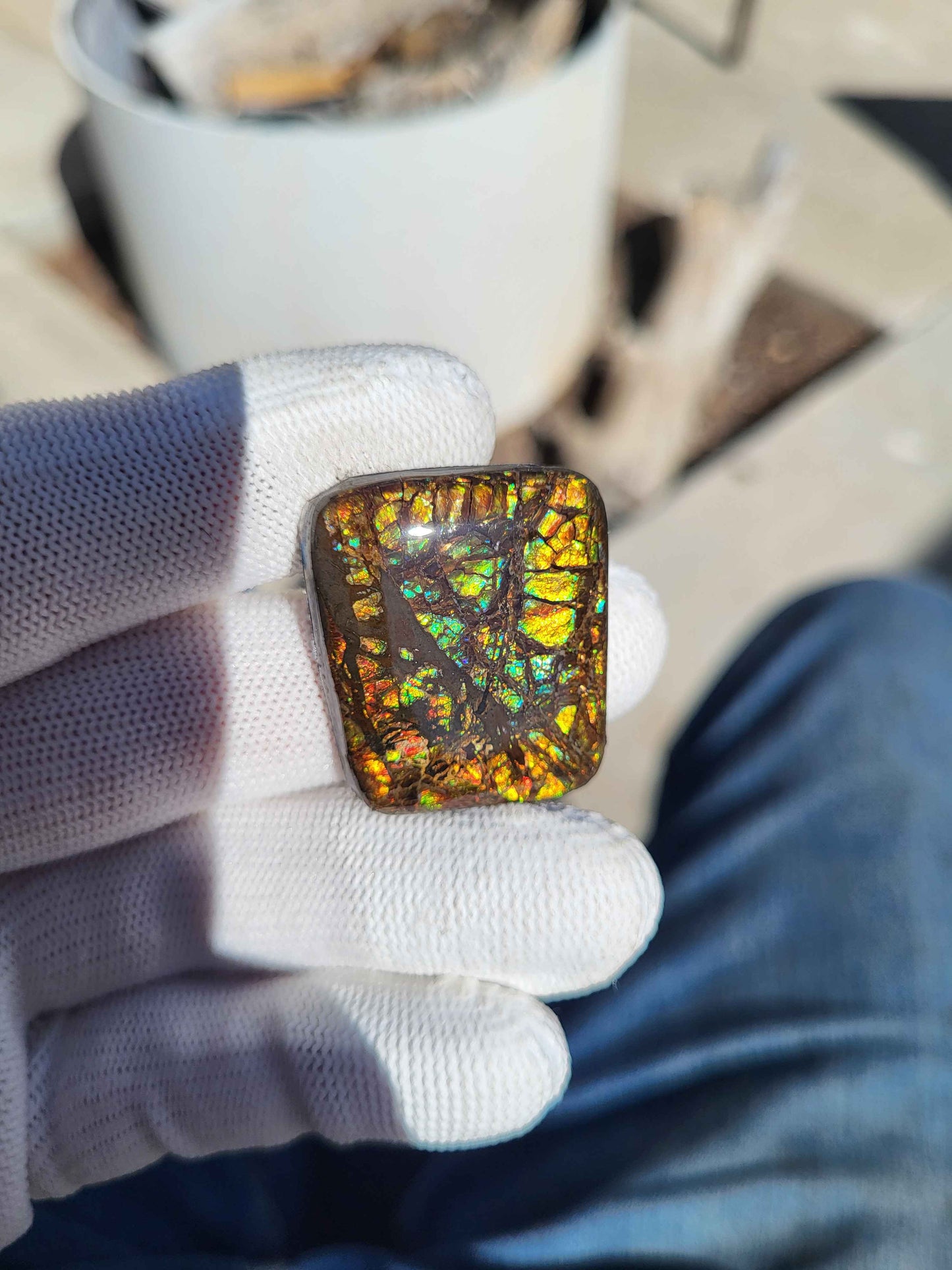 Freeform Ammolite Gemstone - CG17