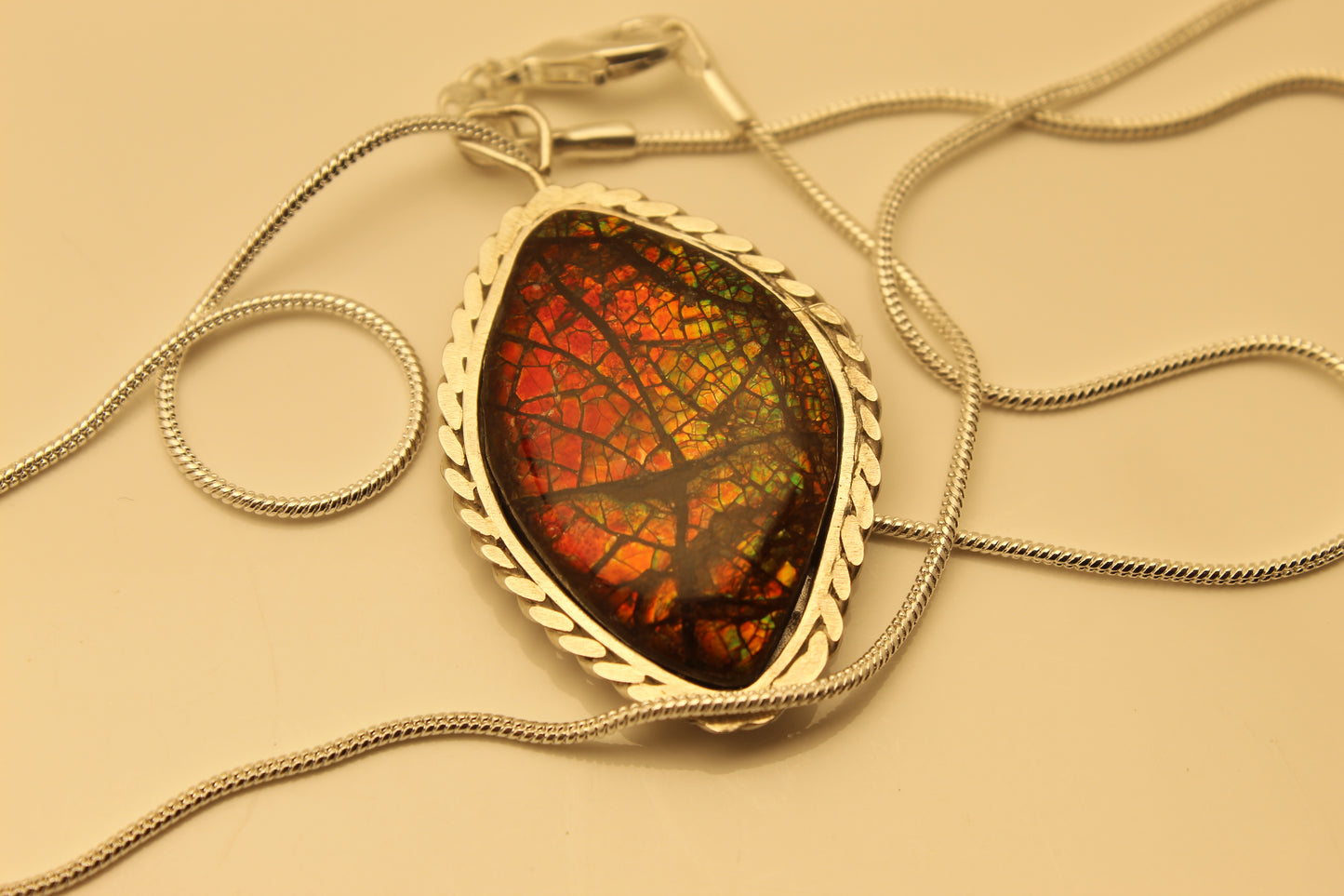 Ammolite Pendant C-4