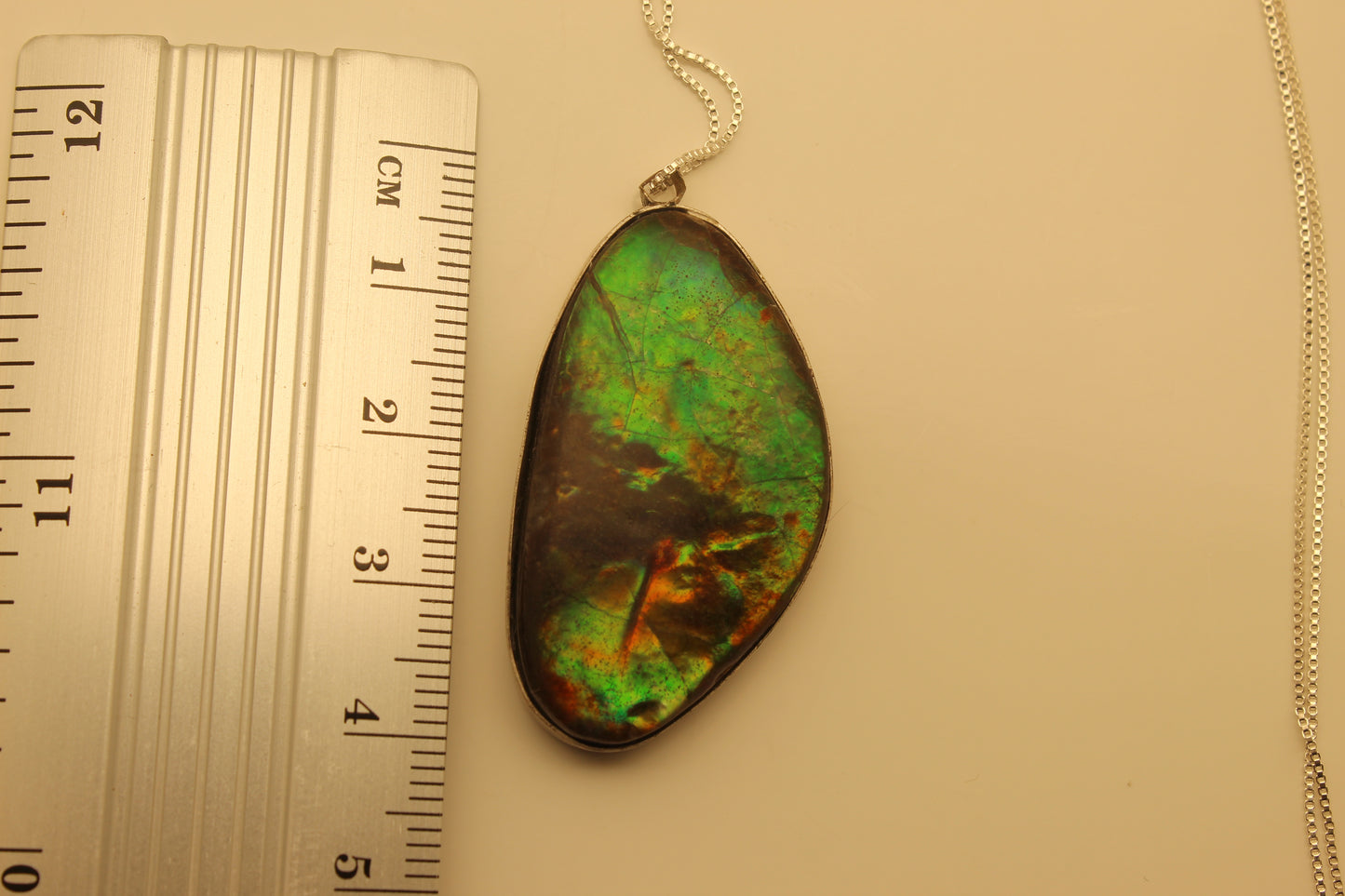 Ammolite Pendant C-1