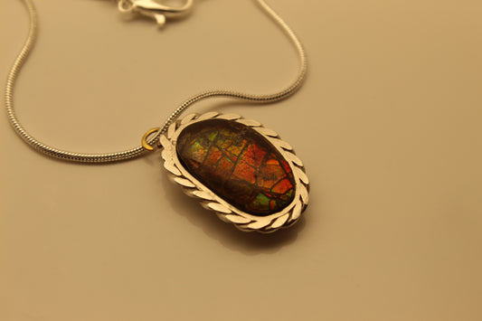 Ammolite Pendant C-3