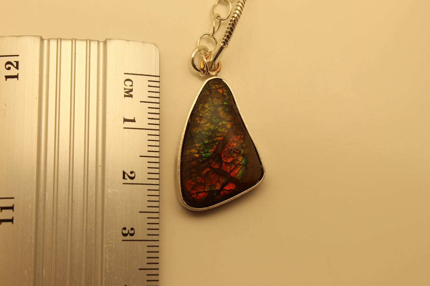 Ammolite Pendant C-8