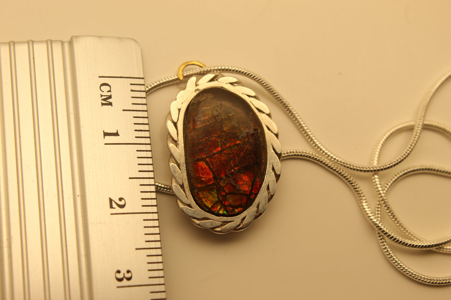 Ammolite Pendant C-3