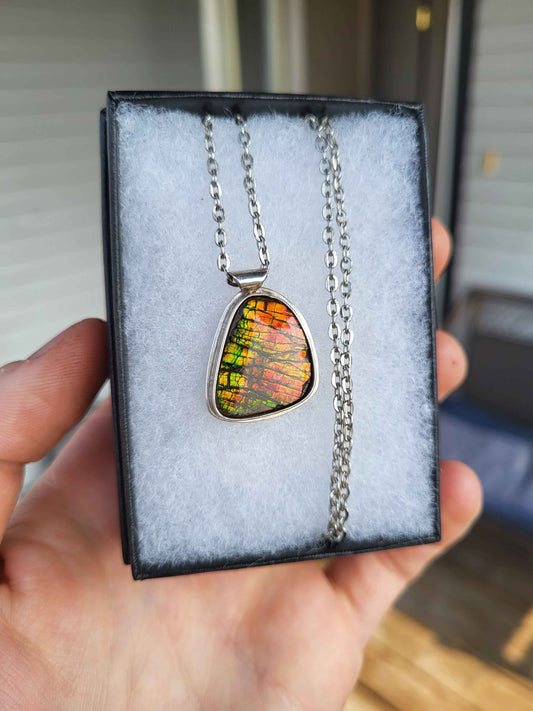 Ammolite Pendant