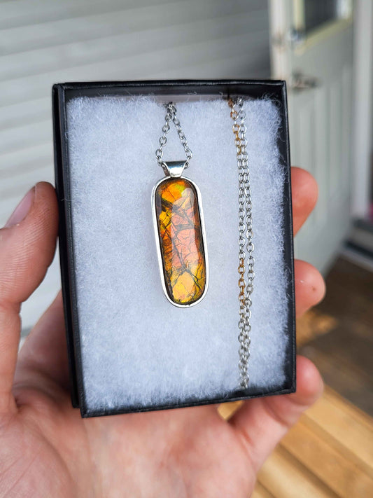 Ammolite Pendant