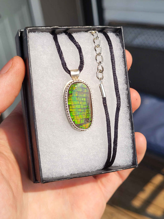 Ammolite Pendant