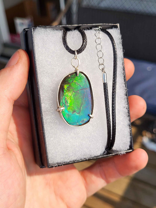 Ammolite Pendant