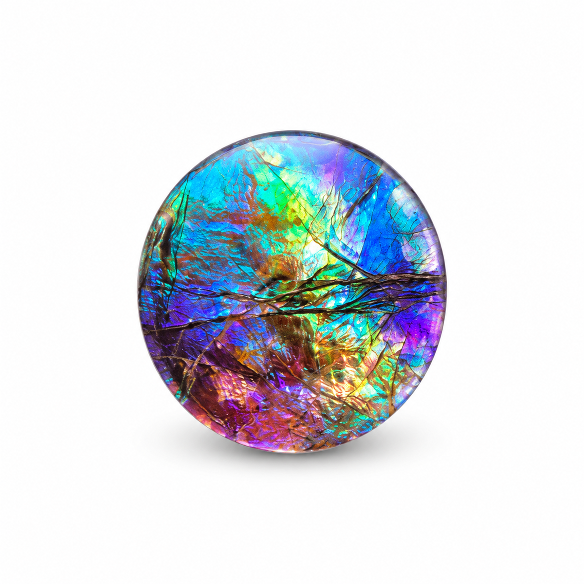 Blue Zone ammolite triplet CGT01