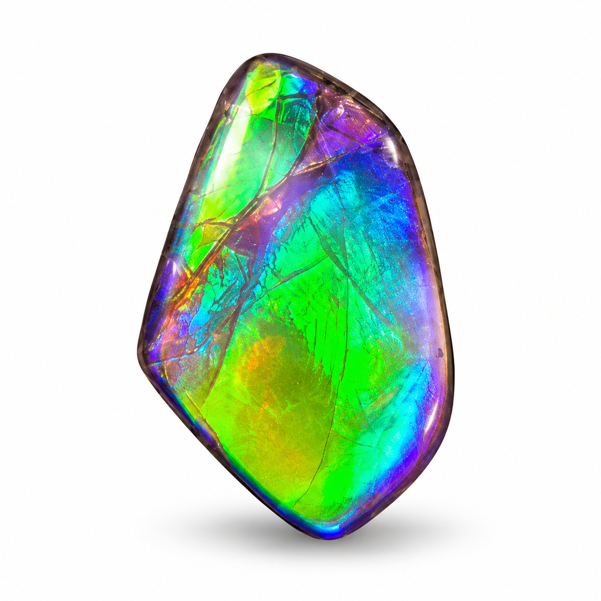 Blue Zone ammolite triplet CGT11