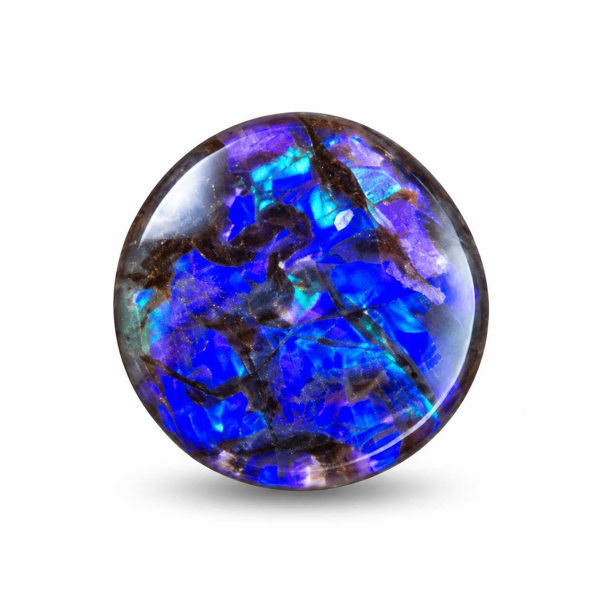 Blue Zone ammolite triplet CGT12