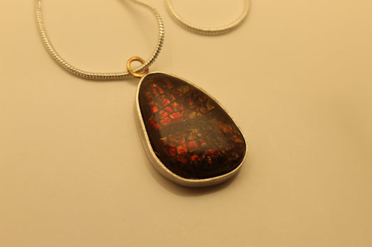 Ammolite Pendant C-7