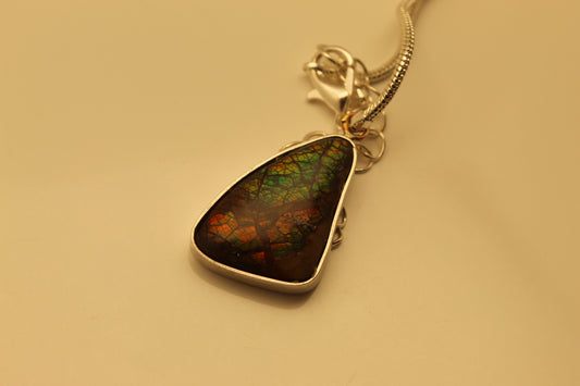 Ammolite Pendant C-8