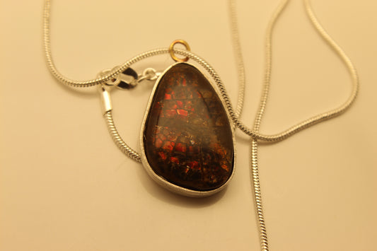 Ammolite Pendant C-7