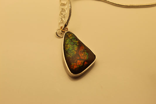 Ammolite Pendant C-8