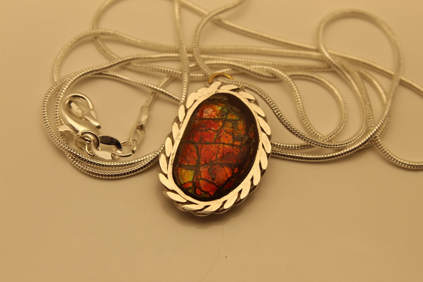 Ammolite Pendant C-3